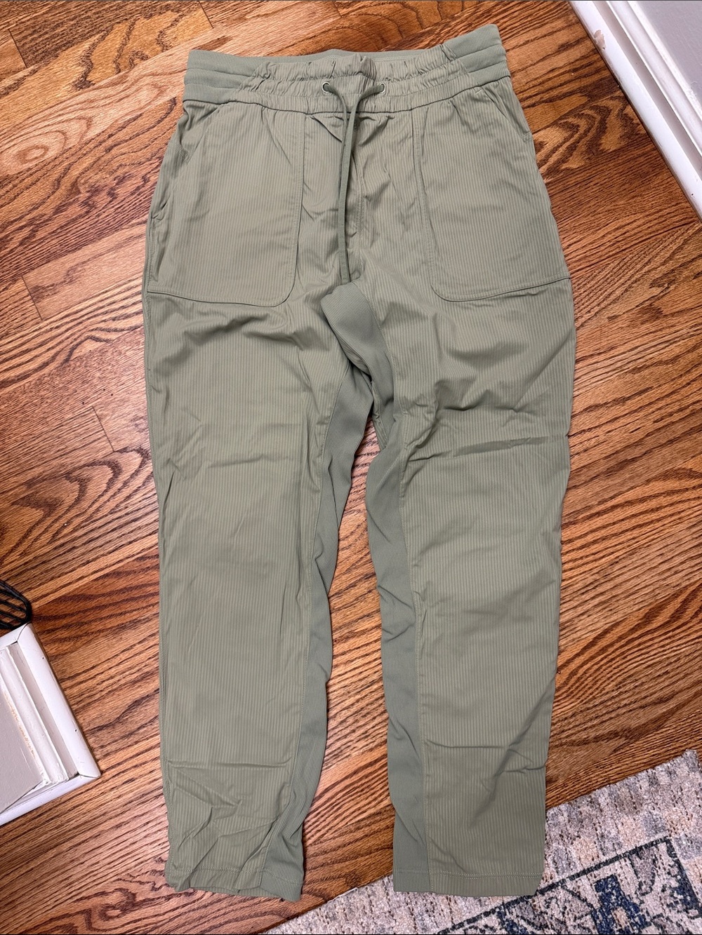 lululemon athletica Sage Green Ribbed Jogger Pants